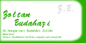 zoltan budahazi business card