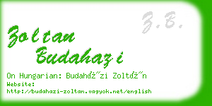 zoltan budahazi business card